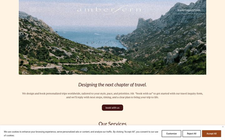 Screenshot of amber-fern.com
