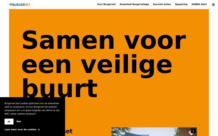 Screenshot of amberalert.nl
