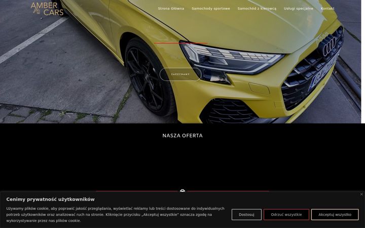 Screenshot of ambercars.pl