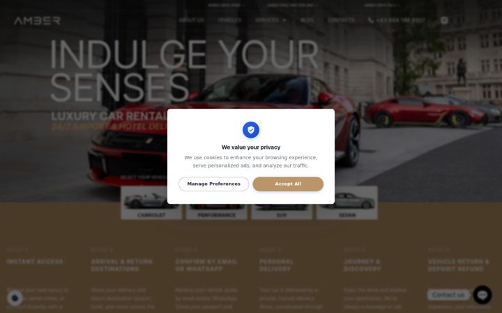 Ekrano kopija amberdrive.fr