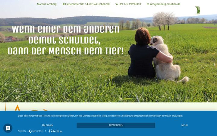 Screenshot di amberg-emotion.de