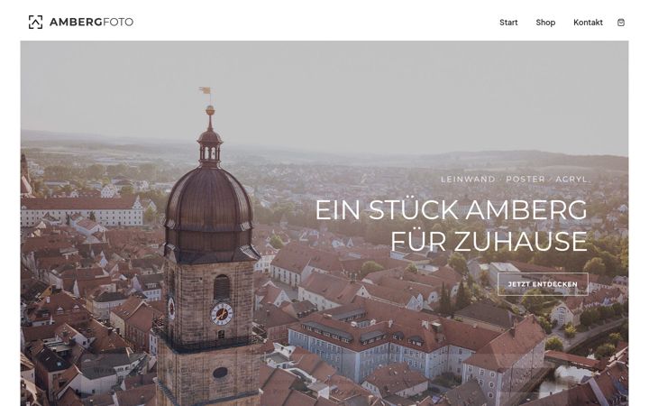 Screenshot of ambergfoto.de