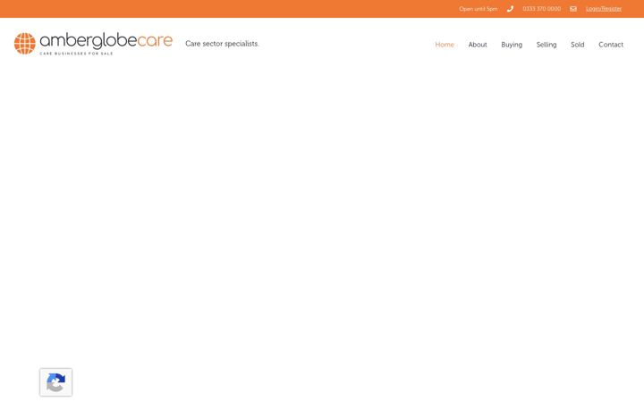 Screenshot di amberglobecare.com