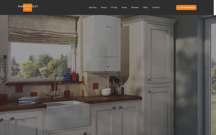 Screenshot di amberheatboilers.com