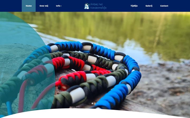 Screenshot of amberhethondenmeisje.nl