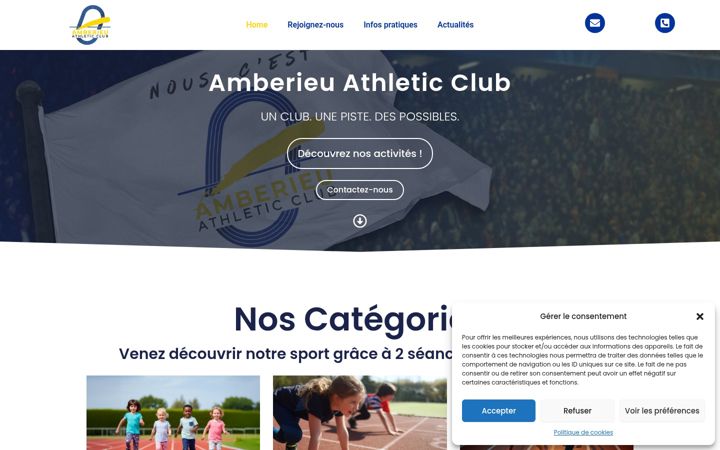 Screenshot di amberieu-ac.fr
