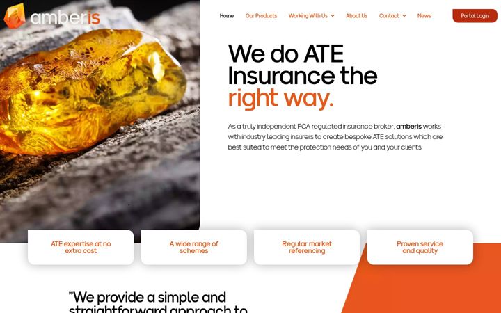 Екранна снимка на amberis-ate.com
