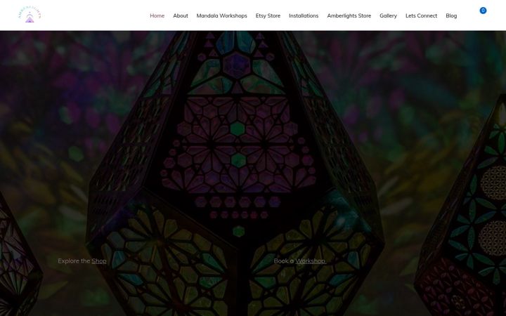 Screenshot του amberlights.co.uk