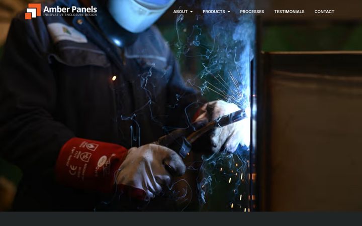 Screenshot of amberpanels.co.uk