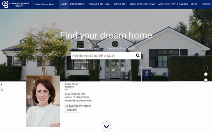 Screenshot of ambersmithco.com