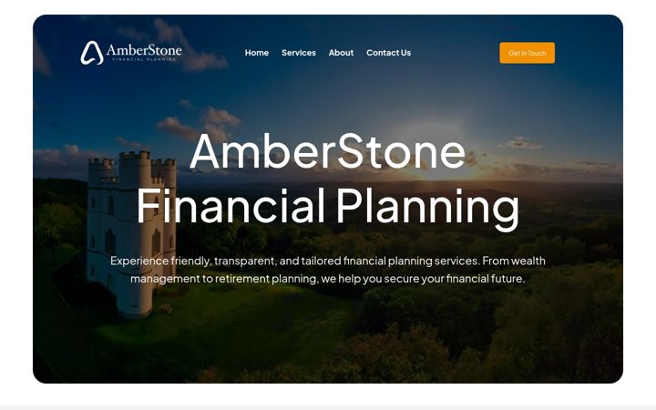 Screenshot of amberstone-systems.com