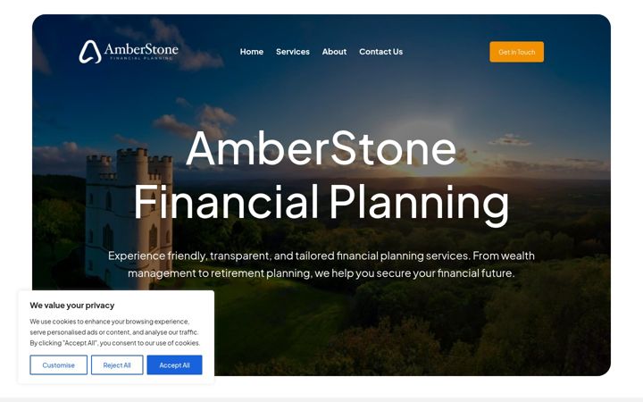 Screenshot of amberstonefp.co.uk