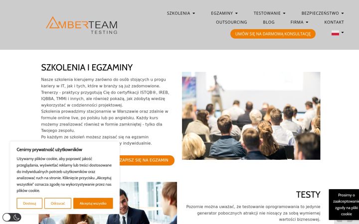 Screenshot di amberteam.pl