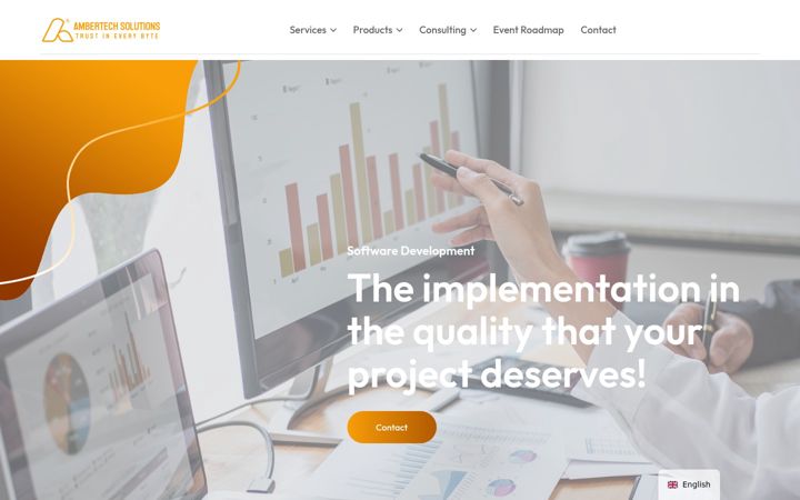 Screenshot of ambertech.solutions