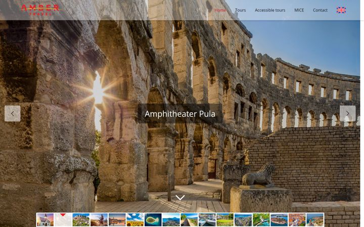 Screenshot of ambertravel.hr