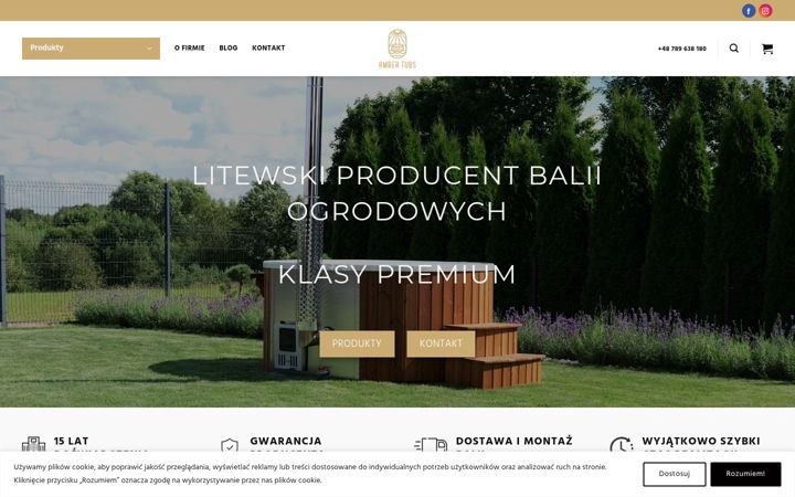Screenshot of ambertubs.pl