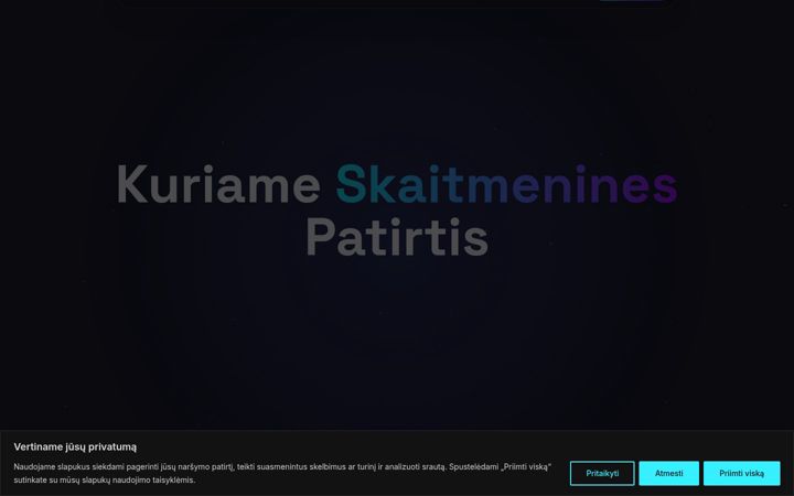 Screenshot of amberweb.lt