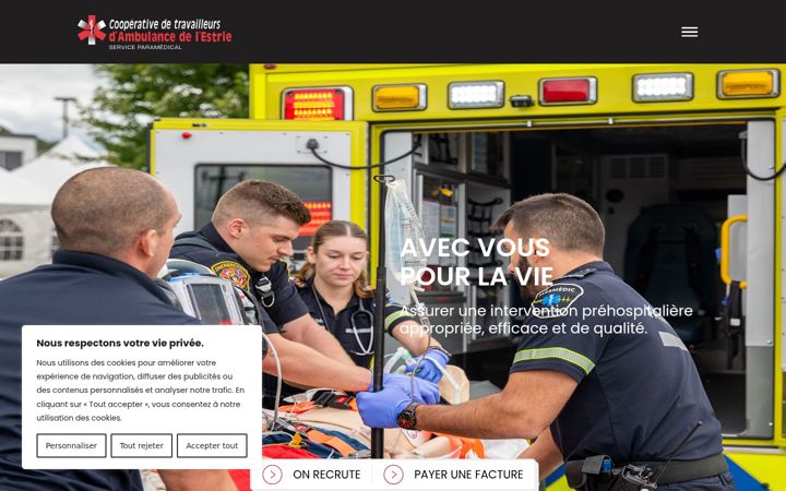 Ekrānuzņēmums no ambestrie.com