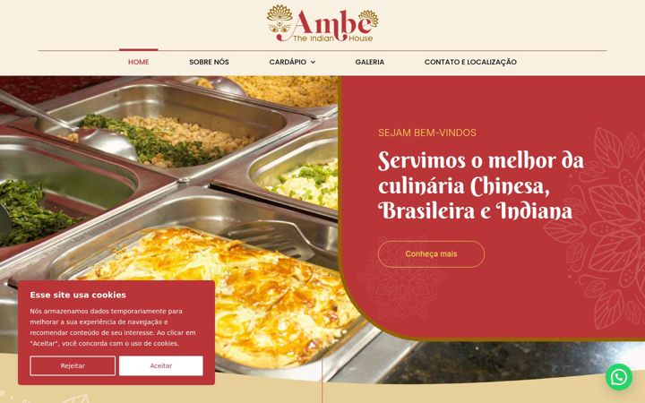 Ekrānuzņēmums no ambetheindianhouse.com.br