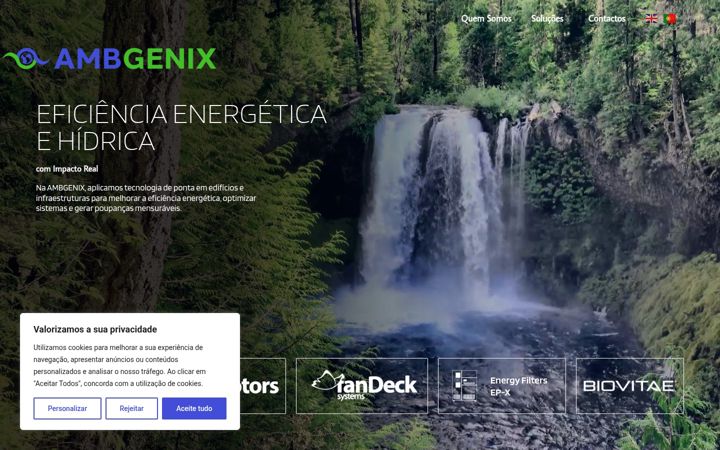 Screenshot of ambgenix.com