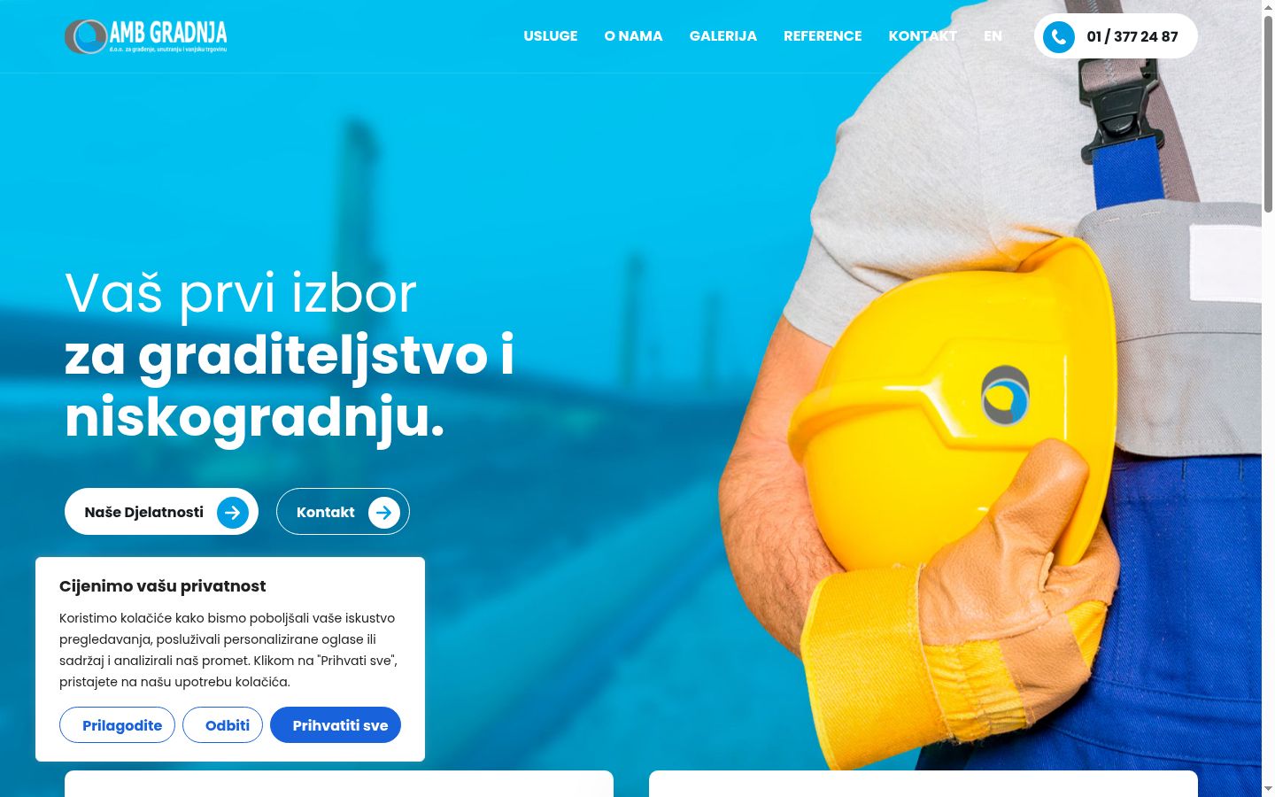 Kuvakaappaus suostumusbannerista, joka näytettiin ennen mitään vuorovaikutusta