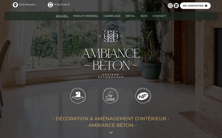 Screenshot of ambiancebeton.fr