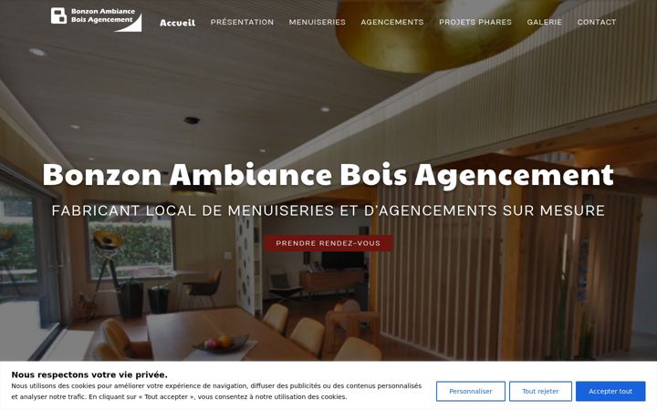 Screenshot of ambiancebois.ch