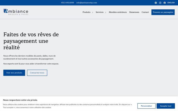 Screenshot of ambiancebp.com