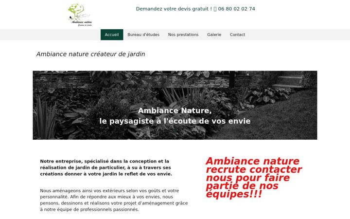 Екранна снимка на ambiancenature29.fr
