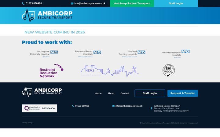 Екранна снимка на ambicorpsecure.co.uk
