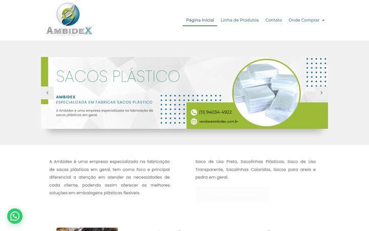 Екранна снимка на ambidex.com.br