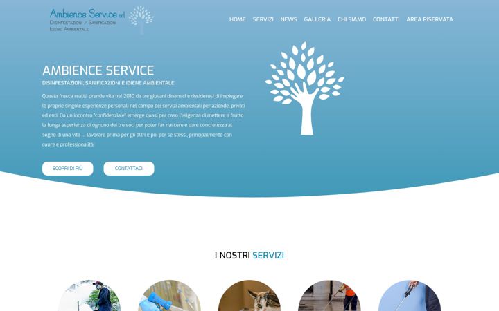 Screenshot of ambienceservice.it