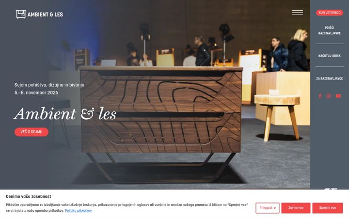 Screenshot ta' ambient-domplus.si