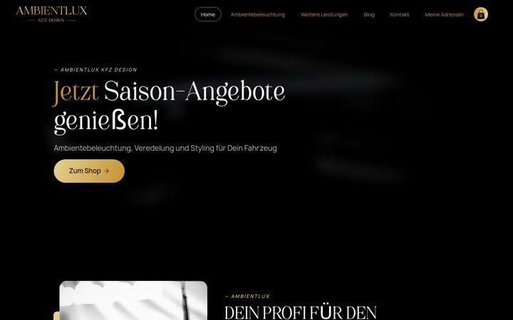 Screenshot ta' ambient-lux.de