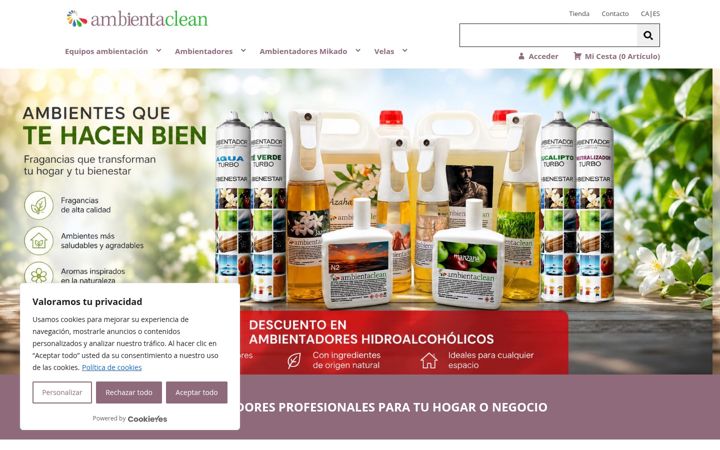 Screenshot ta' ambientaclean.com