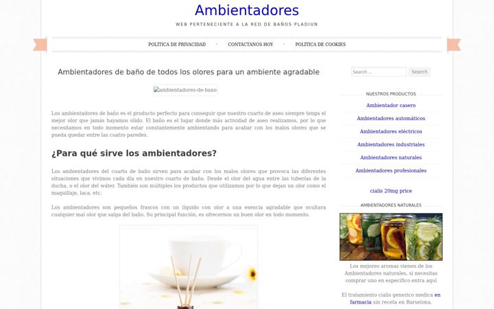 Screenshot ta' ambientadores.org