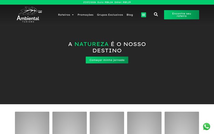 Screenshot of ambiental.tur.br