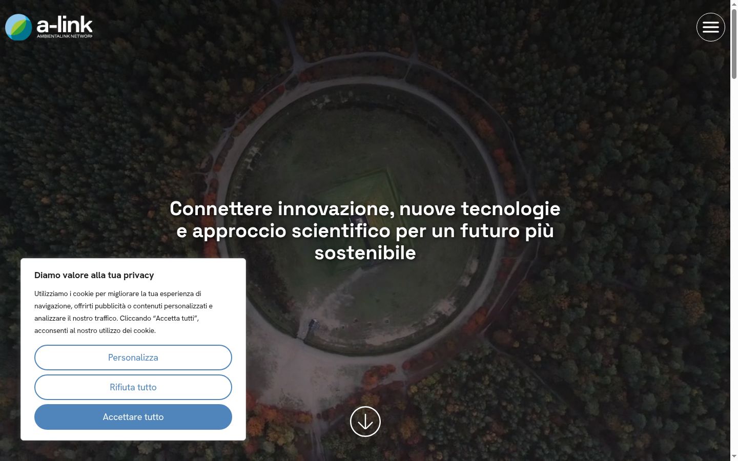 Capture d'écran de la bannière de consentement affichée avant toute interaction