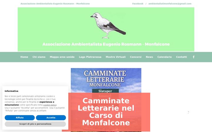 Screenshot of ambientalistimonfalcone.it