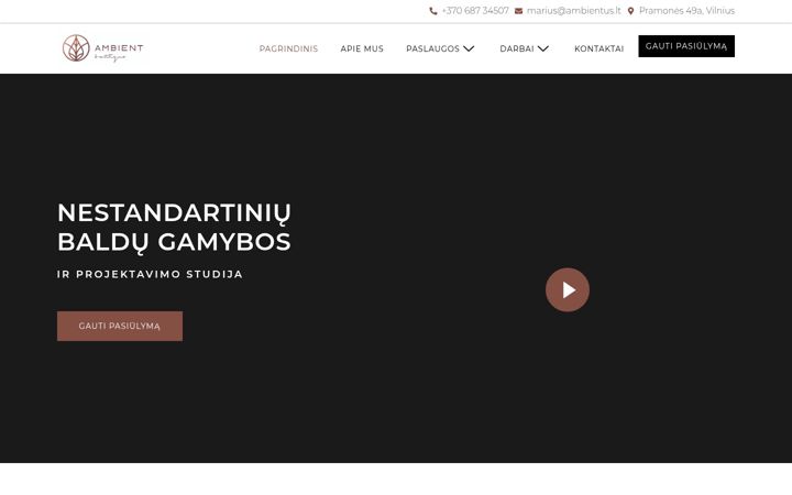 Snímek obrazovky ambientboutique.lt