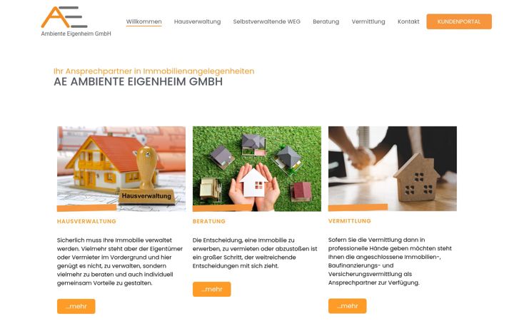 Screenshot of ambiente-eigenheim.net