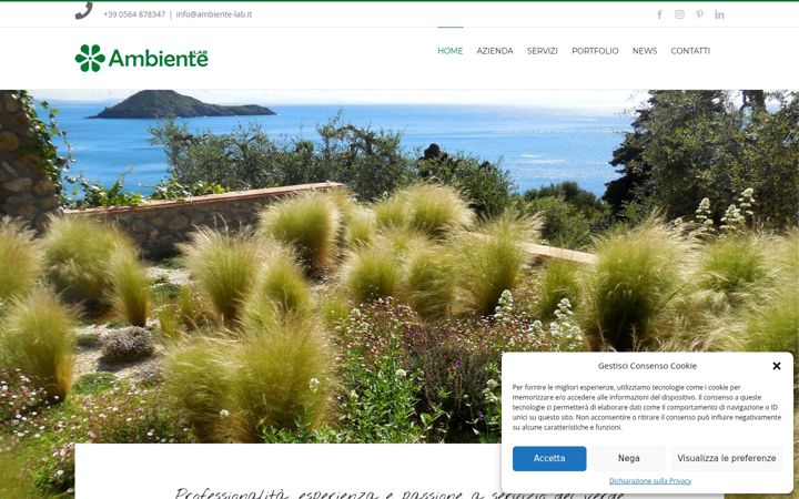 Screenshot of ambiente-lab.it