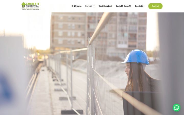 Screenshot of ambiente-sicurezza.com