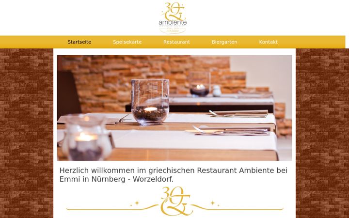 Screenshot of ambiente-worzeldorf.de