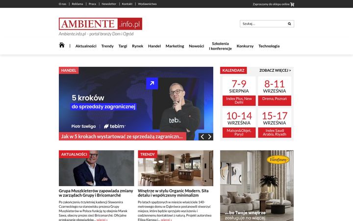 Screenshot of ambiente.info.pl