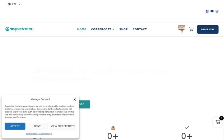 Screenshot του ambientech.es