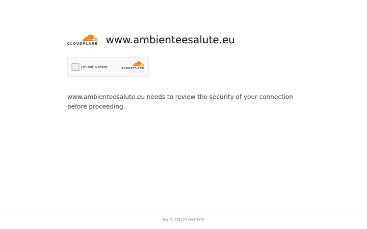 Screenshot του ambienteesalute.eu