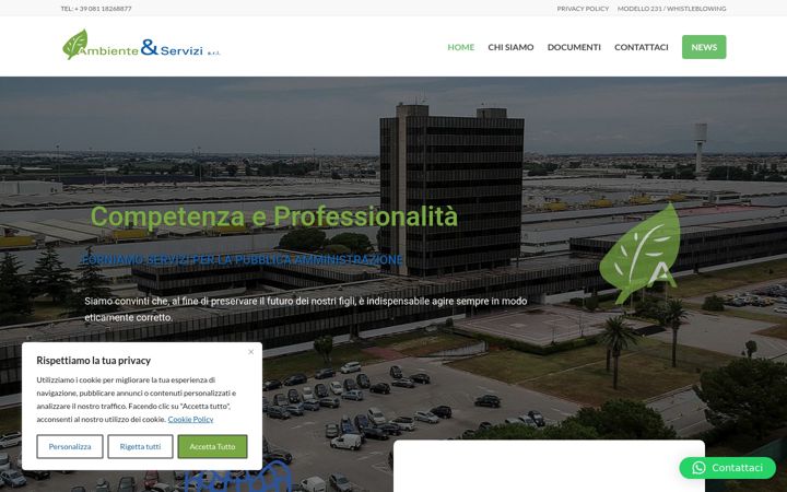 Posnetek zaslona ambienteeservizi.it