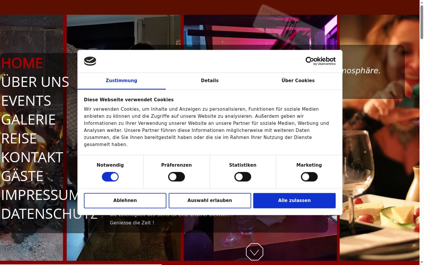 Zrzut ekranu banera zgody wyświetlanego przed jakąkolwiek interakcją