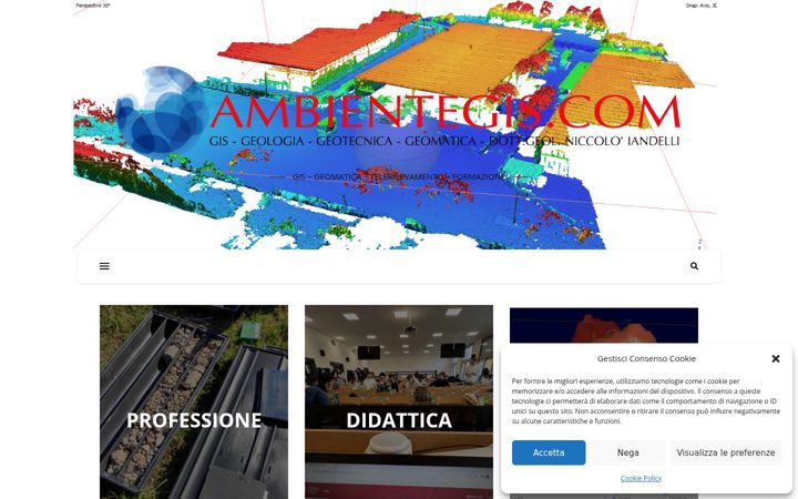 Screenshot of ambientegis.com